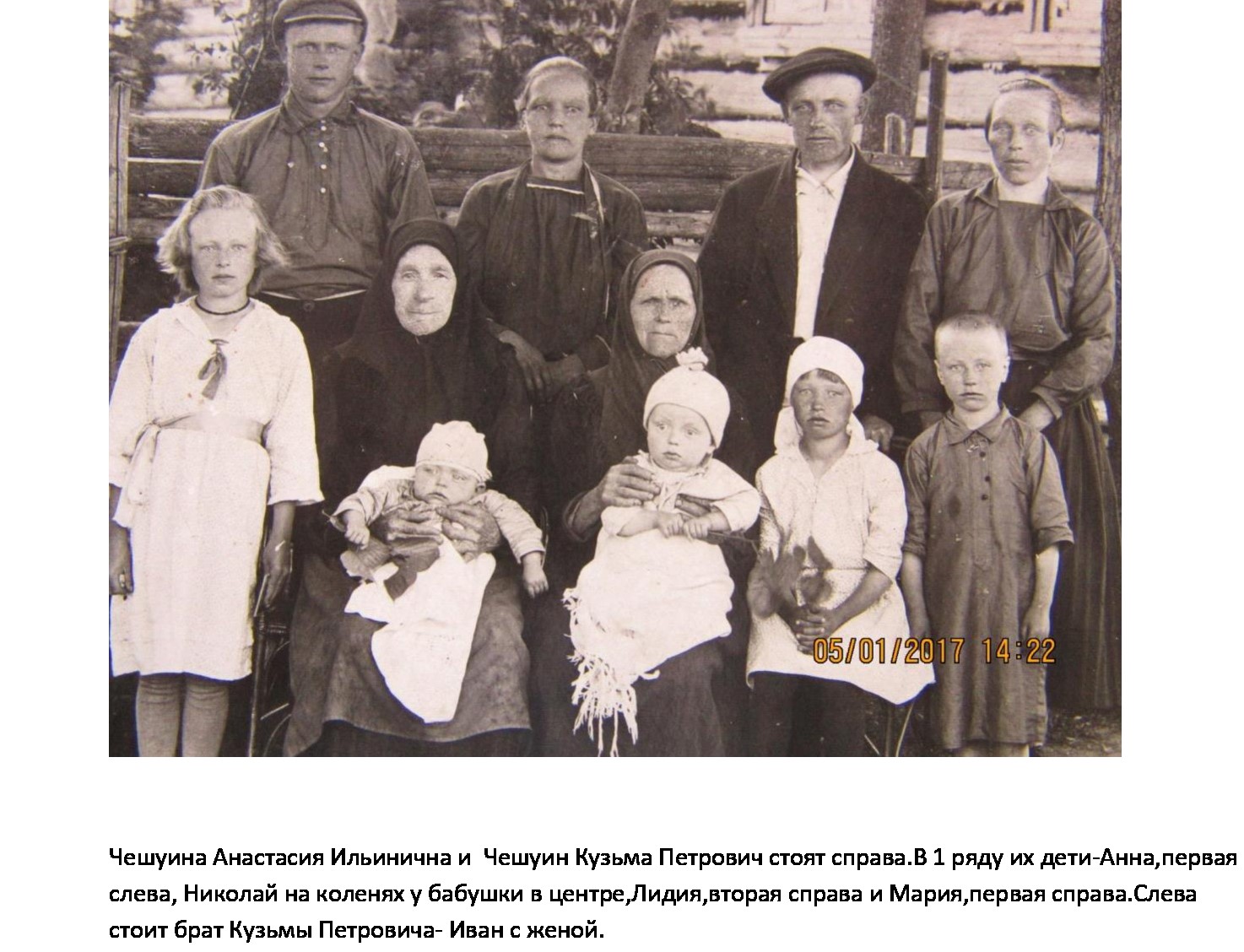 Семья Чешуиных перед Великой Отечественной войной. Семейный архив О.Л.Малининой